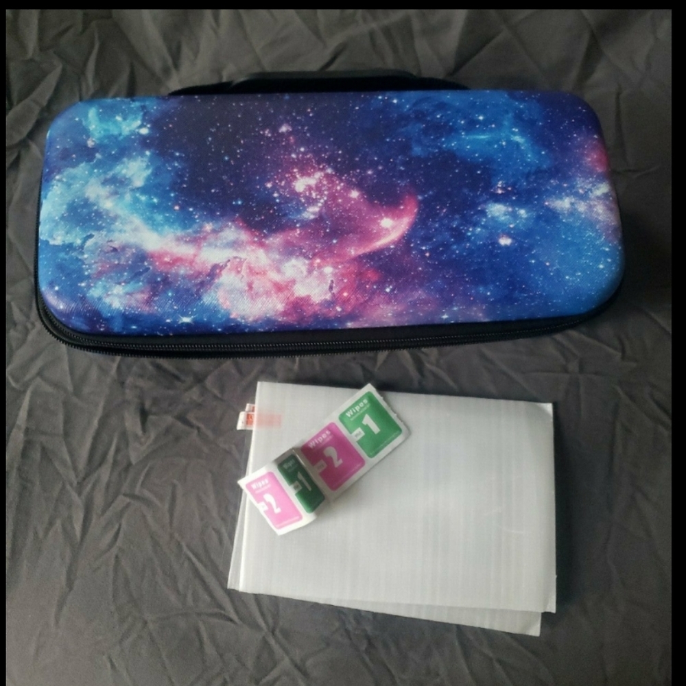 Hard Carrying Case Compatible with Steam Deck Galaxy Travel Case Or Nintendo DS